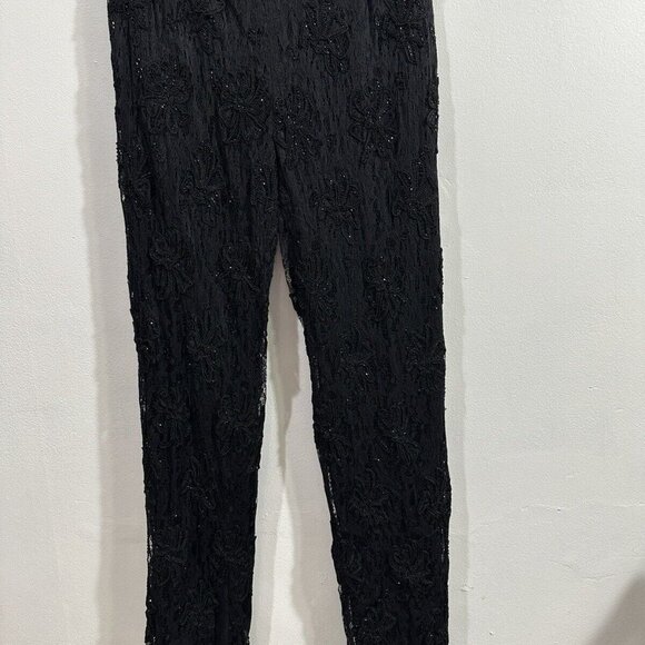 LAFAYETTE 148 Hand Beaded‎ Evening Dress Pants Size 4 - Picture 2 of 10
